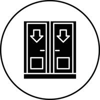 Exit Door Vector Icon