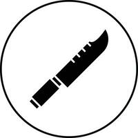 salvaje cuchillo vector icono