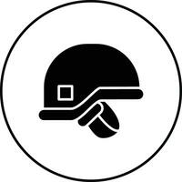 soldado casco vector icono