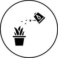 Watering Plants Vector Icon