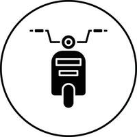 icono de vector de scooter
