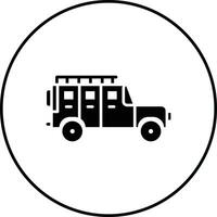 icono de vector de jeep