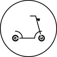 Kick Scooter Vector Icon