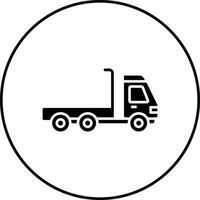 Truck Trailer Vector Icon