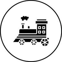 vapor tren vector icono