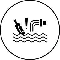 Water Pollution Vector Icon