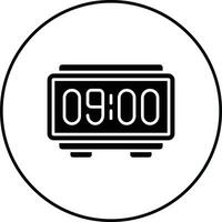 Digital Clock Vector Icon