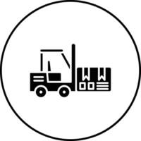 Forklift Vector Icon