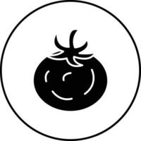 icono de vector de tomate