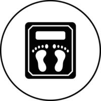 Electronic Weight Scale Vector Icon