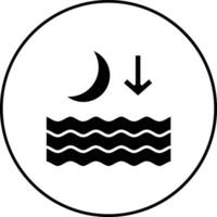 Low Tide Vector Icon