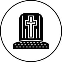 icono de vector de cementerio