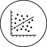 Scatter Plot Vector Icon