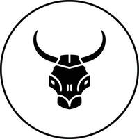Bull Skull Vector Icon