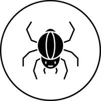 icono de vector de araña