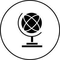 Globe Stand Vector Icon