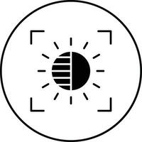 Camera Brightness Vector Icon