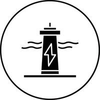 Tidal Power Vector Icon