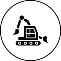 Backhoe Vector Icon