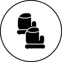 Baby Gloves Vector Icon