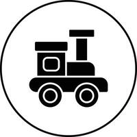 icono de vector de tren