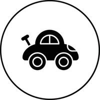 icono de vector de juguete de coche