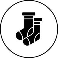 Baby Socks Vector Icon