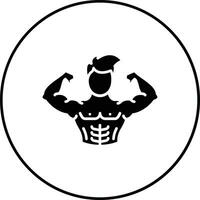 Body Builder Vector Icon