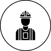 Construction Worker Vector Icon