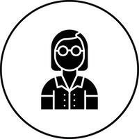 Female Professor Vector Icon