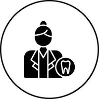 Female Dentist Vector Icon