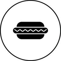 Hot Dog Vector Icon