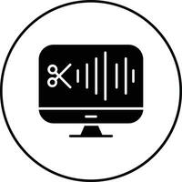 Audio Editing Vector Icon