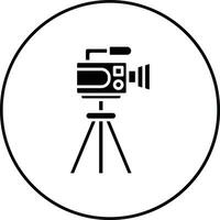 Camera Tripod Vector Icon