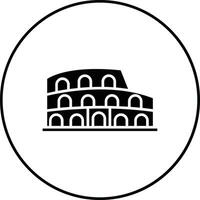 coliseo vector icono