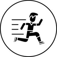 Running Person Vector Icon