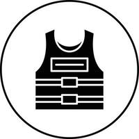 Bullet Proof Vest Vector Icon