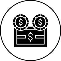 Cash and Coins Vector Icon