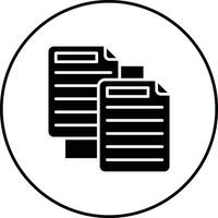 Duplicate Documents Vector Icon