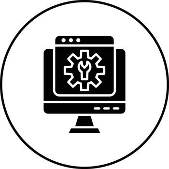 icono de vector de optimización web