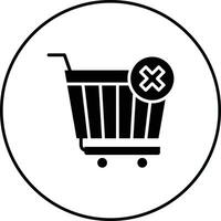 Clear Cart Vector Icon