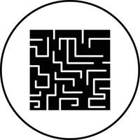 Maze Challenge Vector Icon