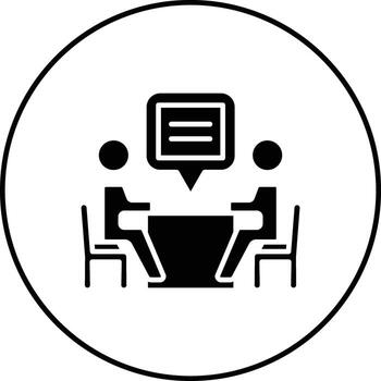 Interview Vector Icon