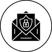 Email Security Vector Icon