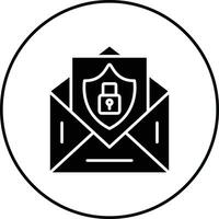 Email Security Vector Icon