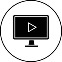 Live Streaming Vector Icon