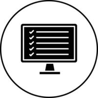 Online Survey Vector Icon