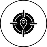 Target Location Vector Icon