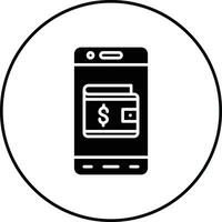 Mobile Wallet Vector Icon