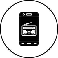 Mobile Radio Vector Icon